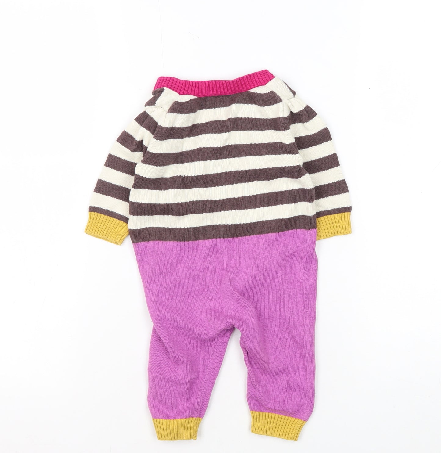 babyGap Unisex Multicoloured Striped Babygrow, 3-6 Months