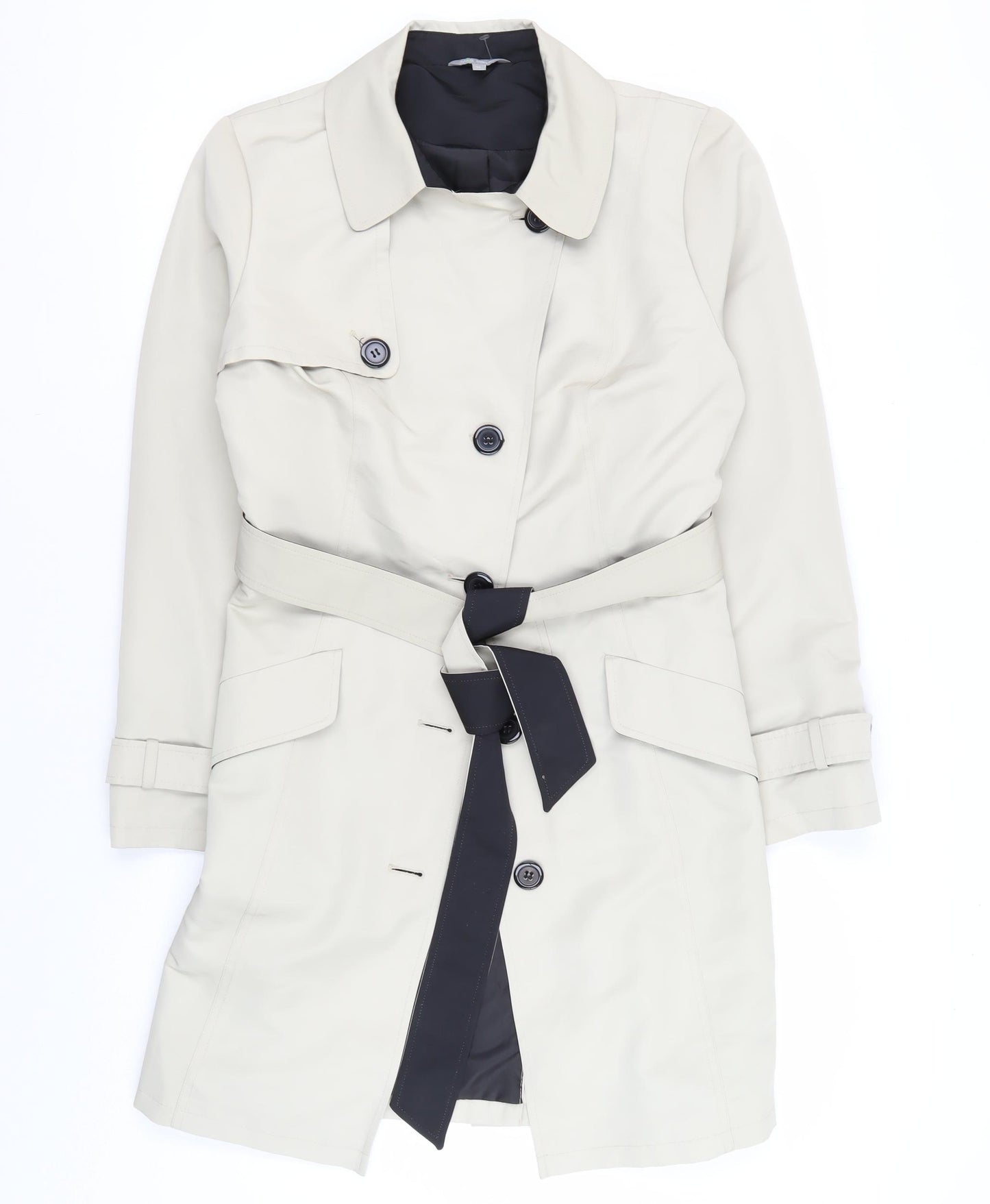 Marks and Spencer Women's Beige Size 14 Trench Coat