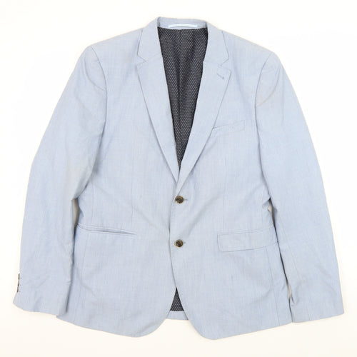Burton Menswear Blue Blazer Medium Men's Jacket