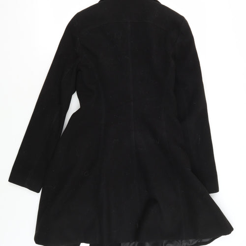 Miss Selfridge Women's Black Military Coat Size 6