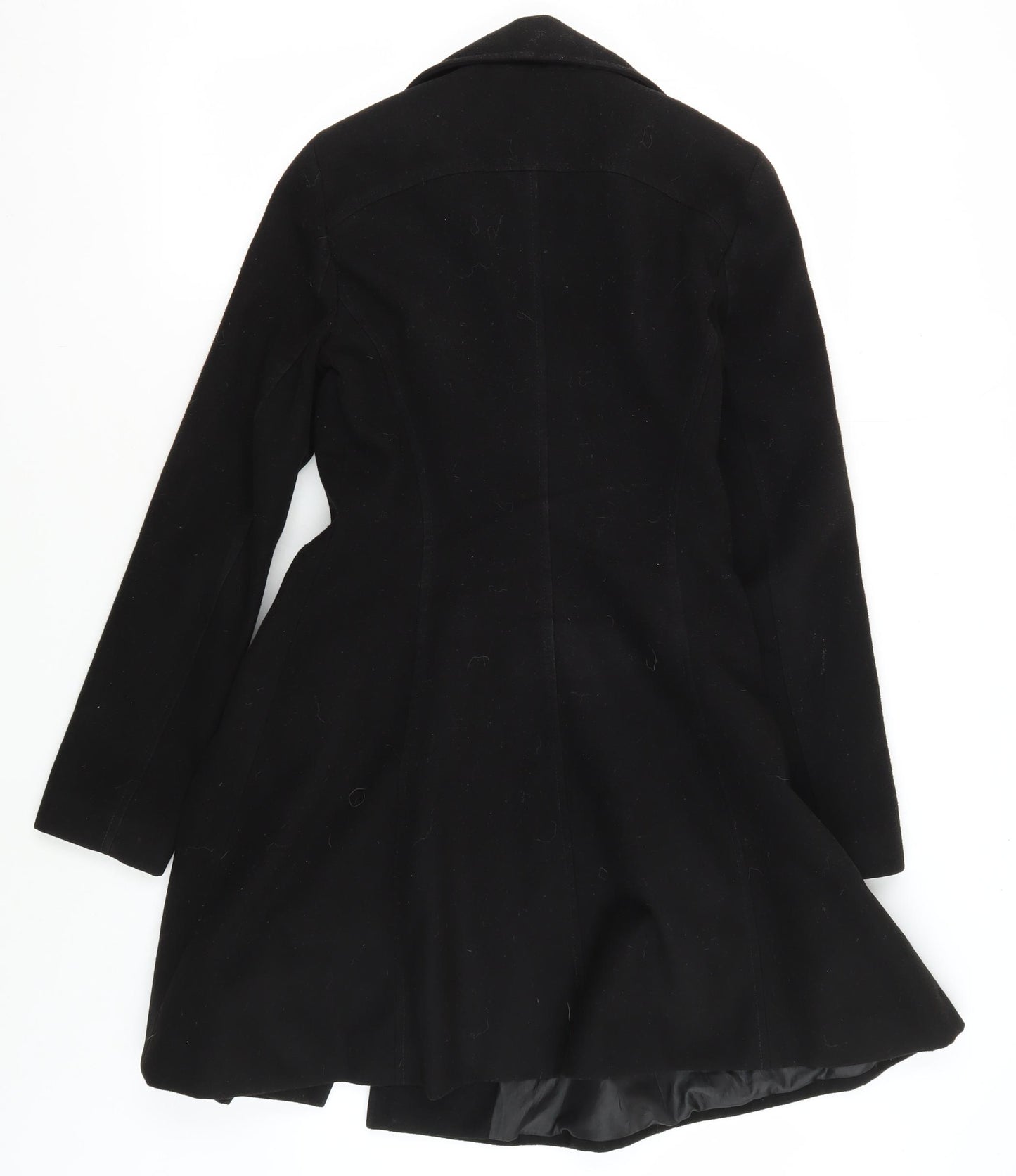 Miss Selfridge Women's Black Military Coat Size 6