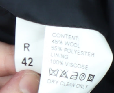 Nicholas Rowe Men's Black Tuxedo Blazer, Size 42R