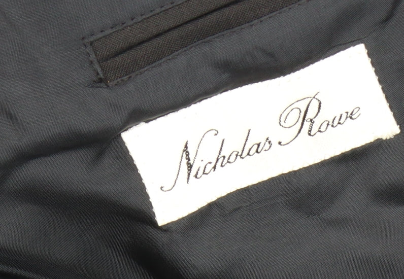 Nicholas Rowe Men's Black Tuxedo Blazer, Size 42R