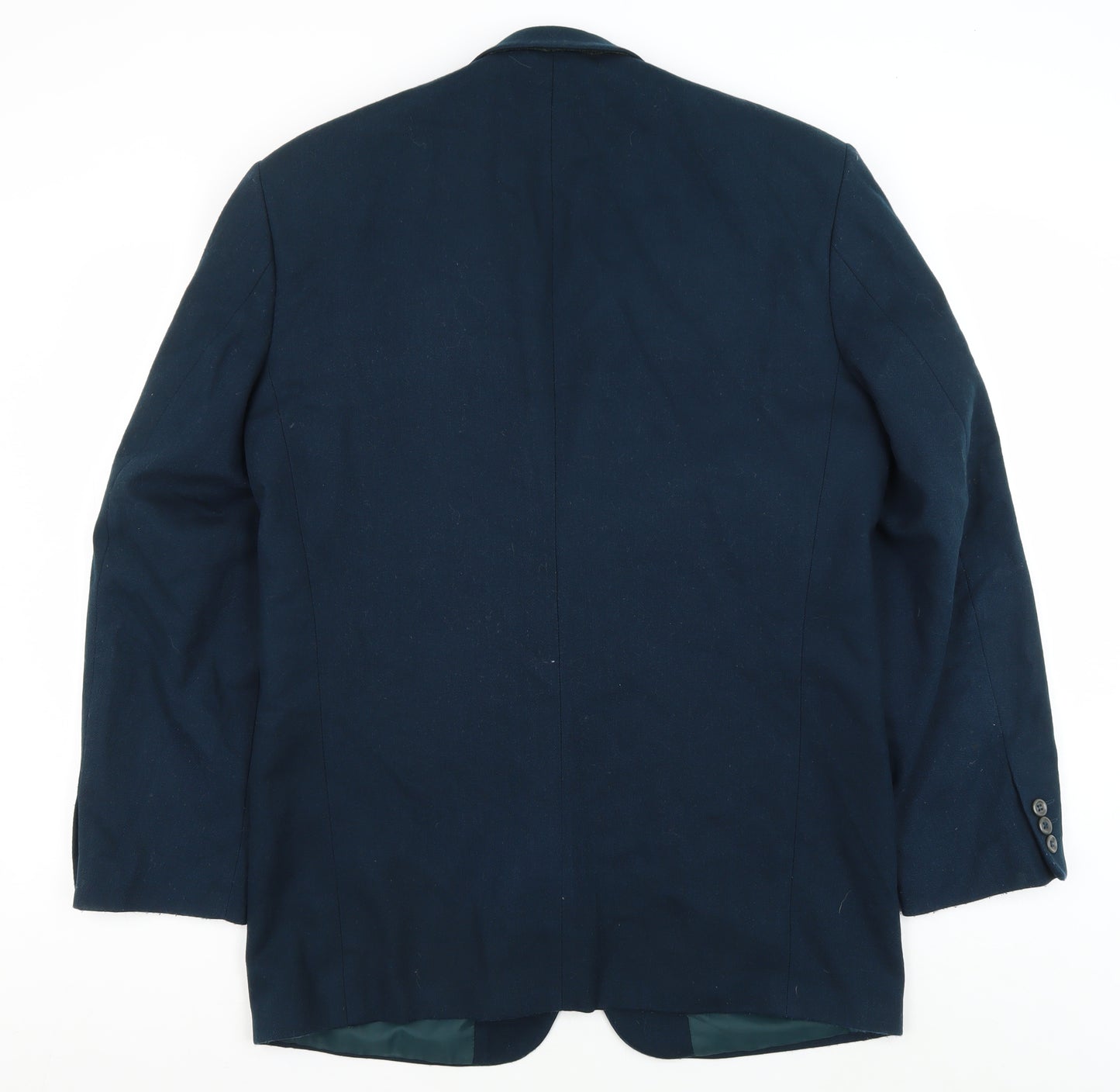 BHS Men's Blue 40 Long Wool Blazer