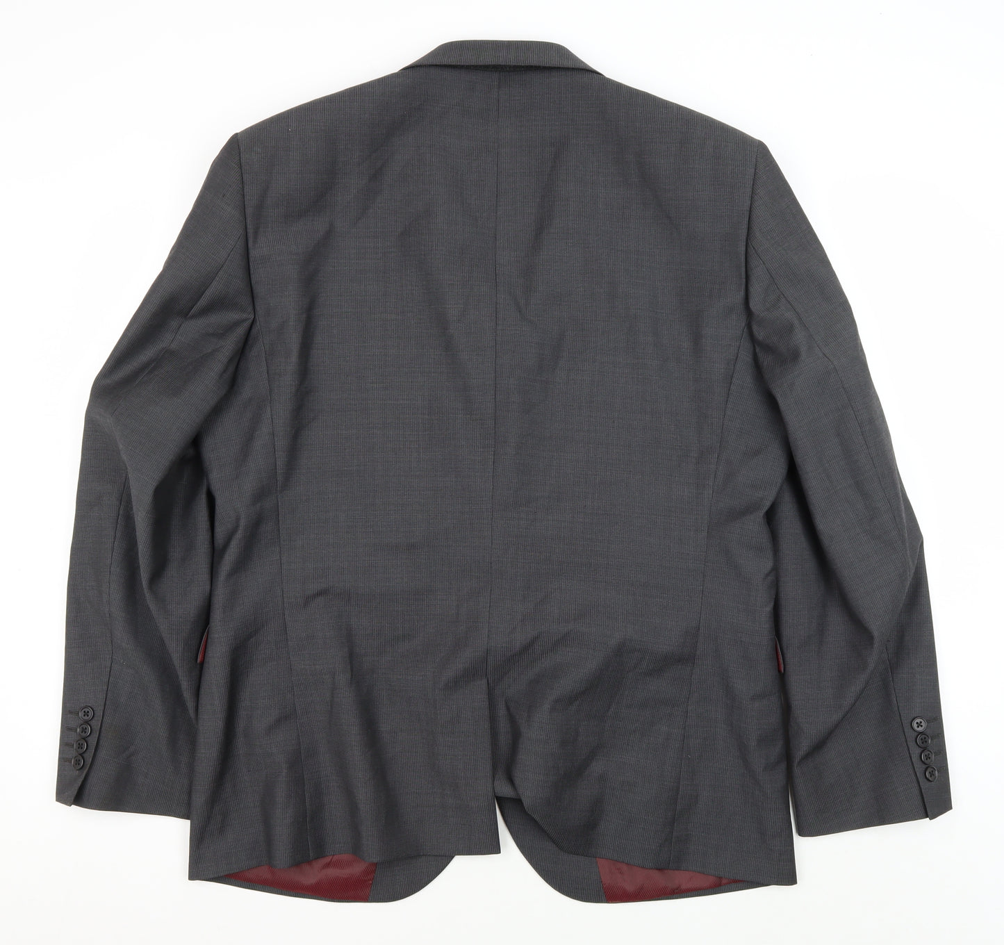 Next Men's Grey Blazer 44R Regular Fit