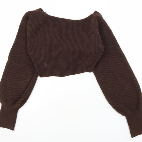 Urban Outfitters Women's Brown Pullover Jumper Size S
