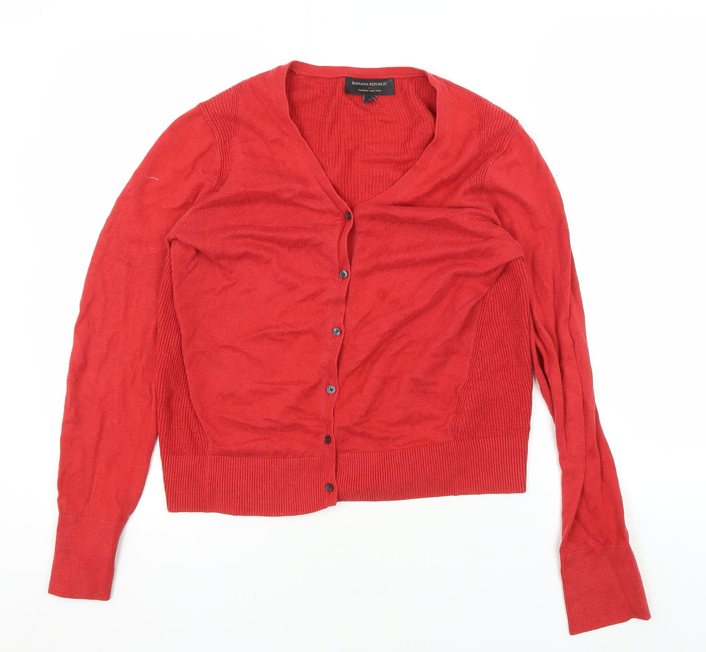 Banana Republic Women's Red Cardigan, Size S