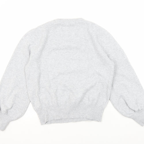 Jack Wills Women's Grey Pullover Jumper Size 8