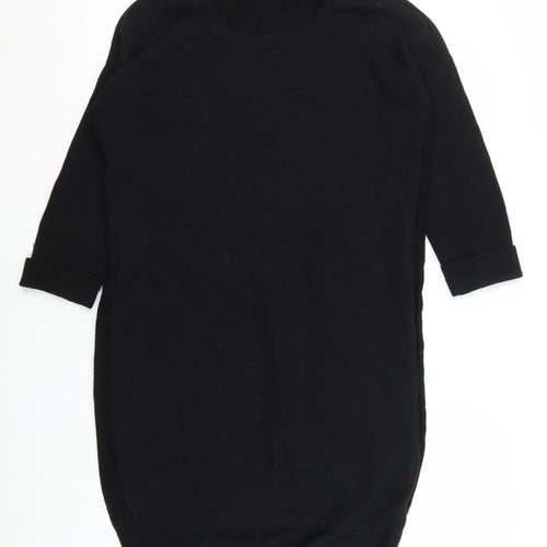 GAP Women's Black Knit Jumper, Size M, Round Neck