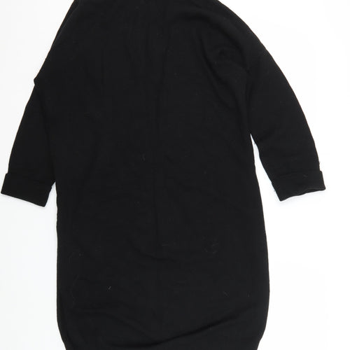 GAP Women's Black Knit Jumper, Size M, Round Neck