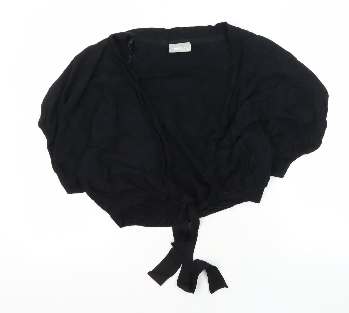 Wallis Women's Black Shrug, Size M, Casual Style