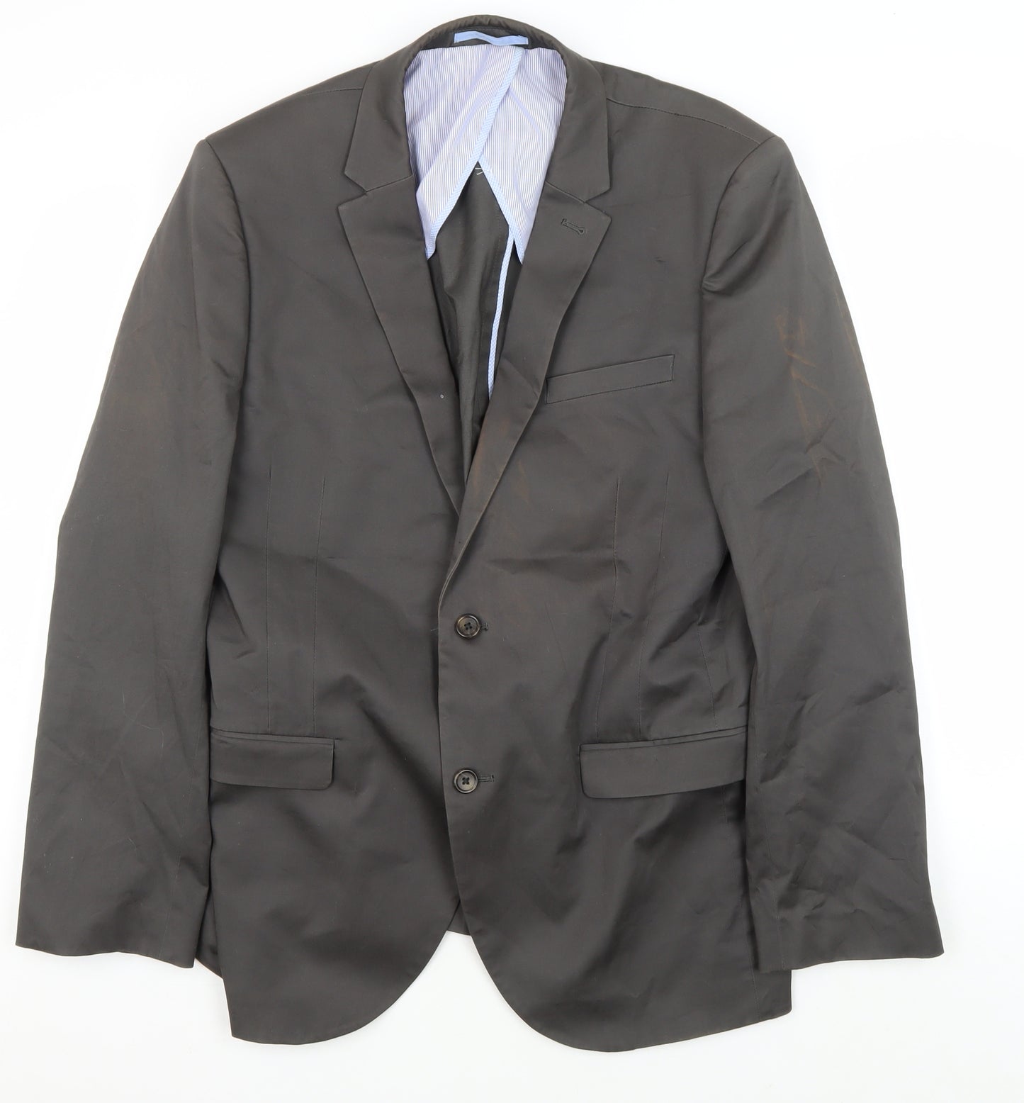 Next Men's Grey Blazer 42R Regular Fit Jacket
