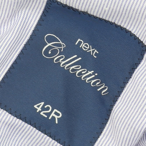 Next Men's Grey Blazer 42R Regular Fit Jacket
