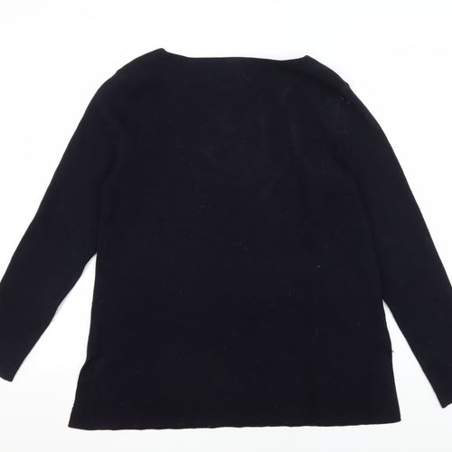 Hobbs Women's Black Knit Jumper, Medium