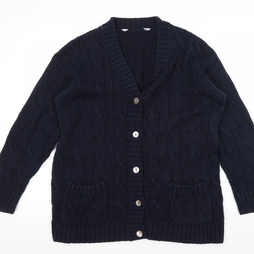 Marks and Spencer Women's Blue Cardigan Size 12