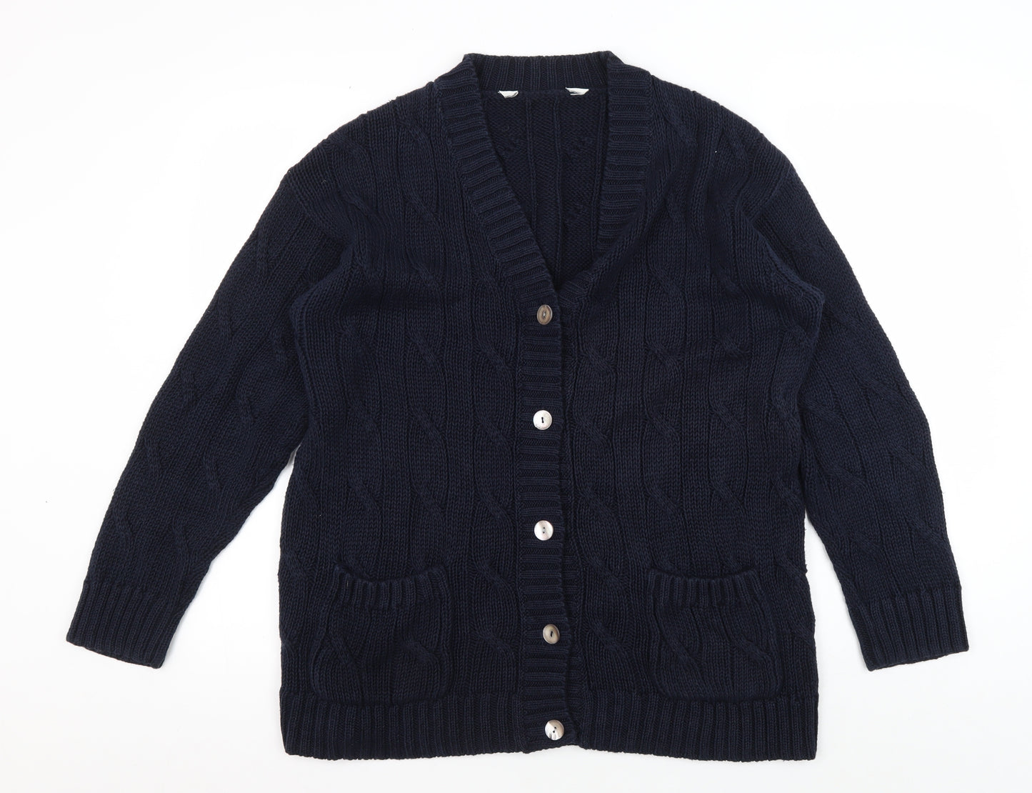 Marks and Spencer Women's Blue Cardigan Size 12