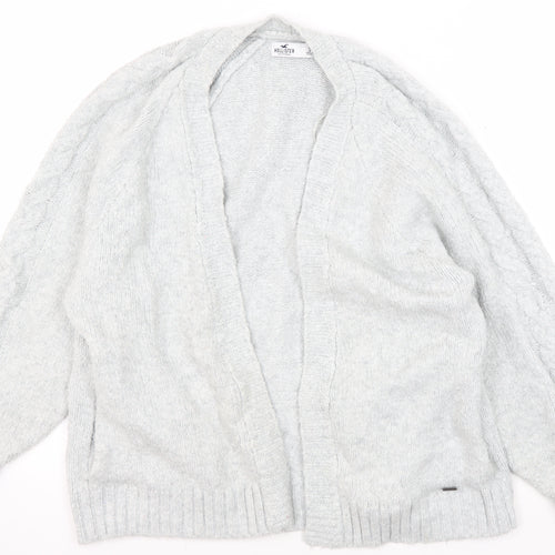 Hollister Women's Grey Cardigan Knit S