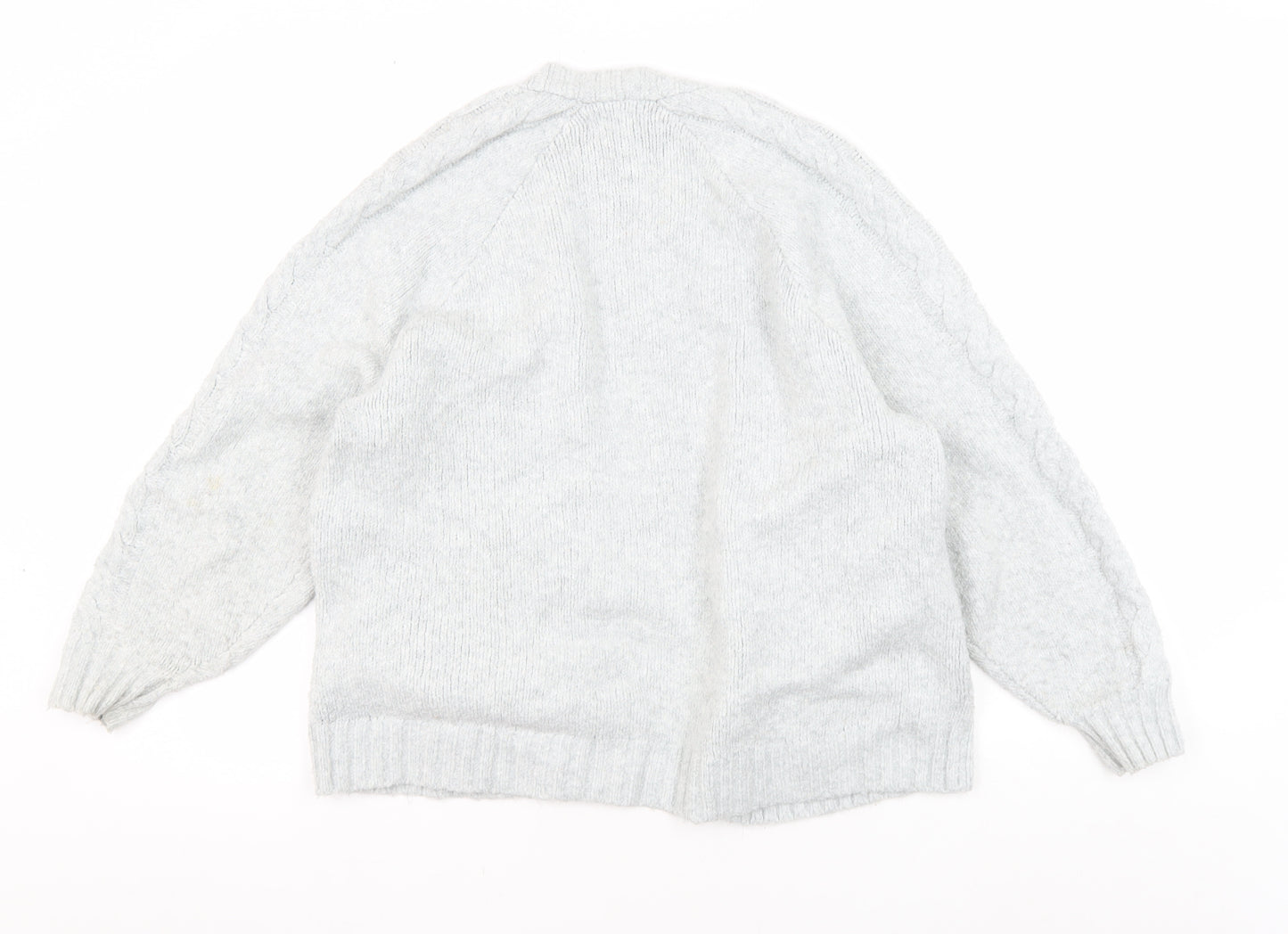 Hollister Women's Grey Cardigan Knit S