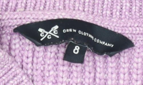 Crew Clothing Women's Purple Pullover Jumper Size 8