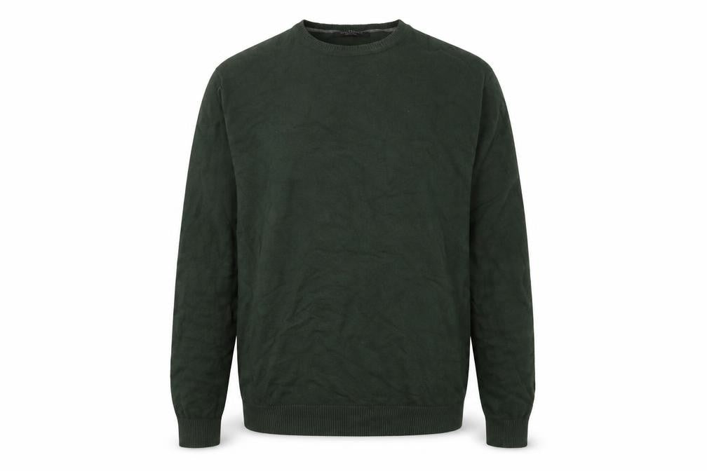 Front view of Sonny Bono Green Crew Neck jumper L Men