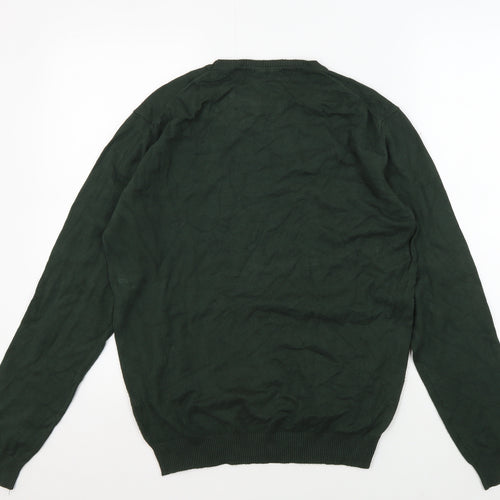 Sonny Bono Green Crew Neck Pullover Jumper L Men