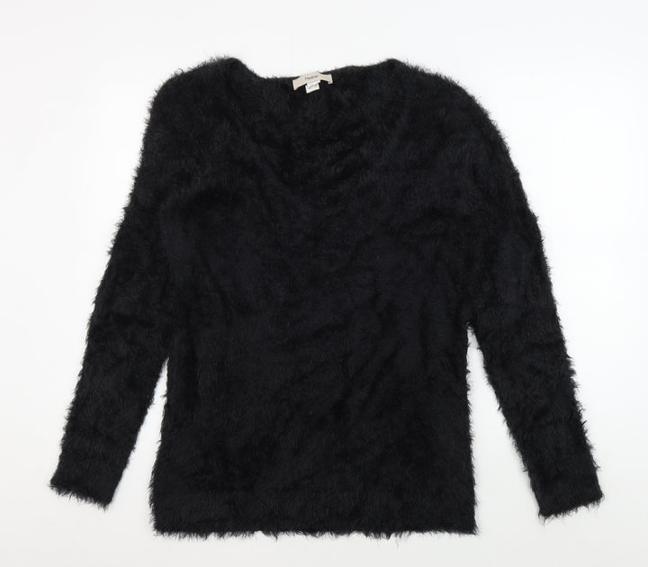 Heine Women's Black Long Sleeve Jumper Size 16