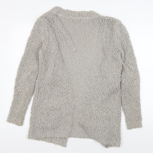 ONLY Women's Grey Cardigan M - Relaxed Chunky-Knit