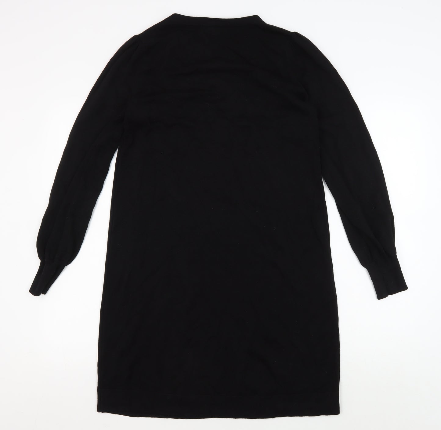 Wallis Black Women's Long Sleeve Dress, Size S
