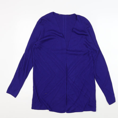 Debenhams Women's Blue Cardigan Size 14 V-Neck