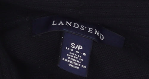 Lands' End Women's Black Cardigan S