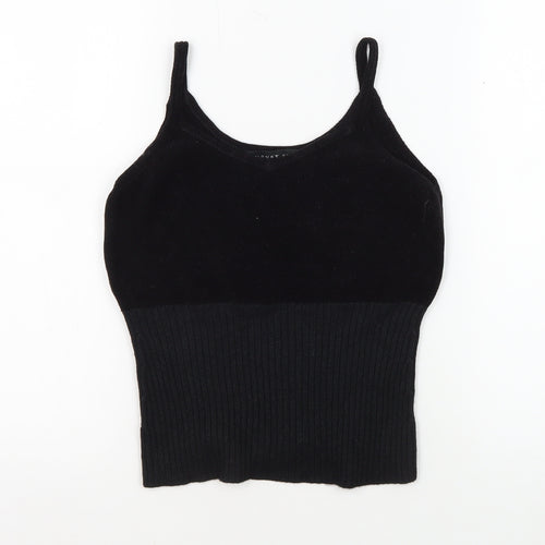 August Silk Women's Black Camisole Tank Top Size 2