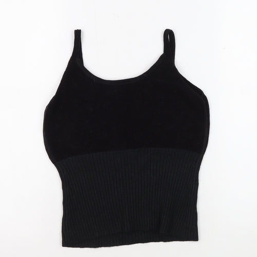 August Silk Women's Black Camisole Tank Top Size 2