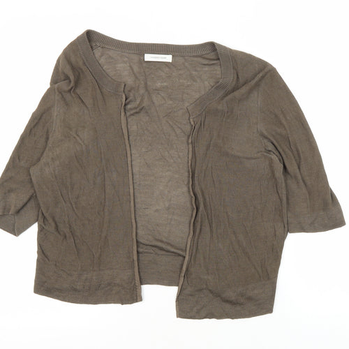 Windsmoor Women's Brown Silk Cardigan, Size M