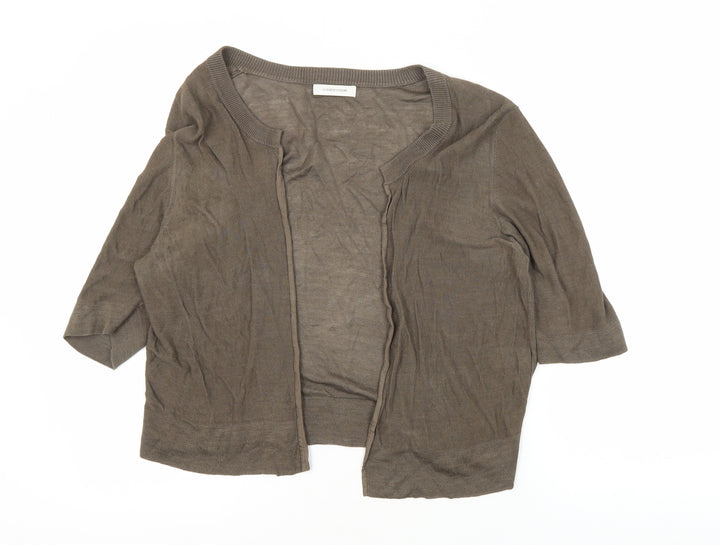 Windsmoor Women's Brown Silk Cardigan, Size M