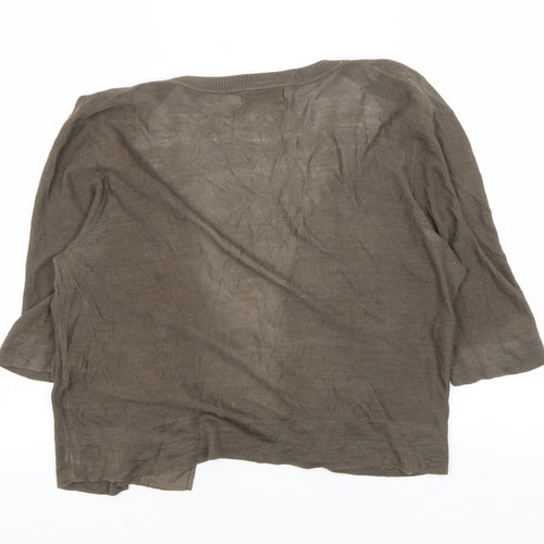 Windsmoor Women's Brown Silk Cardigan, Size M