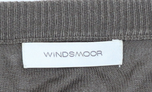 Windsmoor Women's Brown Silk Cardigan, Size M