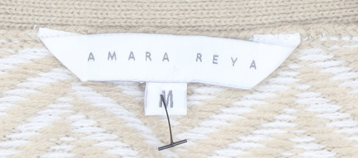 Amara Reya Women's Beige Cardigan - Size M