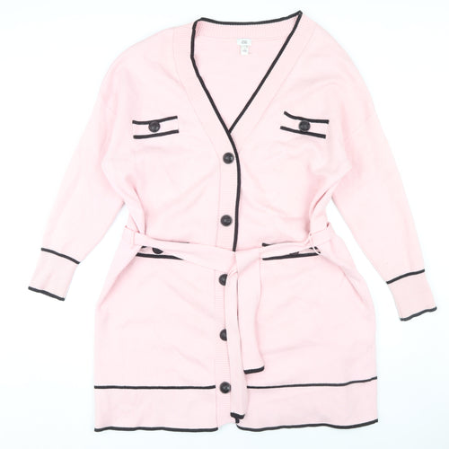 River Island Women's Pink Cardigan L