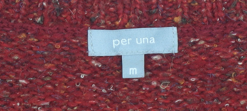 Marks and Spencer Women's Red Cardigan Medium