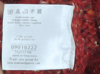 Marks and Spencer Women's Red Cardigan Medium