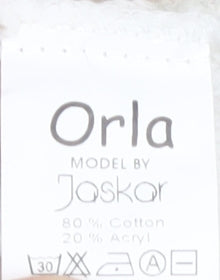 Orla Women's Ivory Cardigan, M, V-Neck, Open Knit