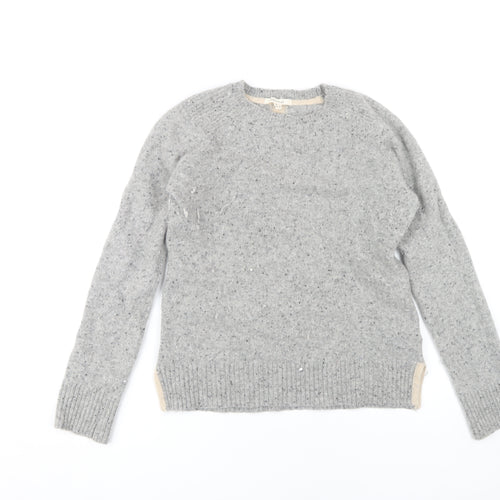 White Stuff Women's Grey Wool Pullover Jumper UK 6