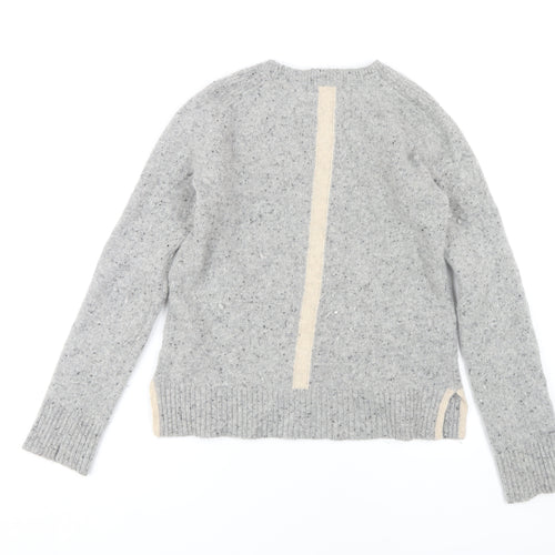White Stuff Women's Grey Wool Pullover Jumper UK 6