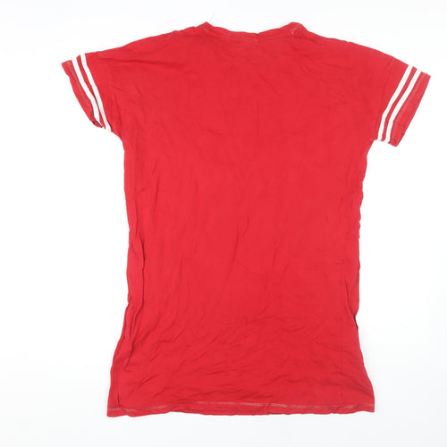 FRIENDS Red Women's Nightshirt, Size 10-12, Christmas Print