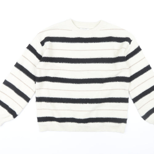 Marks and Spencer Women's M Striped Pullover Jumper
