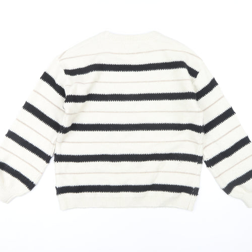 Marks and Spencer Women's M Striped Pullover Jumper