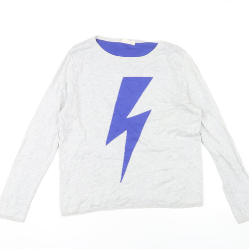Hush Women's Grey S Pullover Knit Jumper
