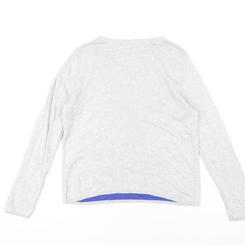 Hush Women's Grey S Pullover Knit Jumper