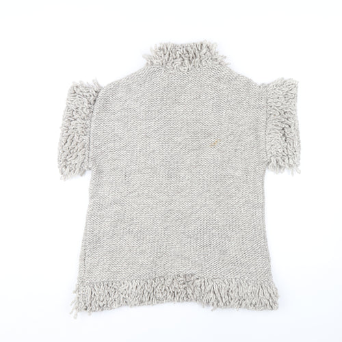 Marks & Spencer Women's Beige Cardigan M Short Sleeve Knit