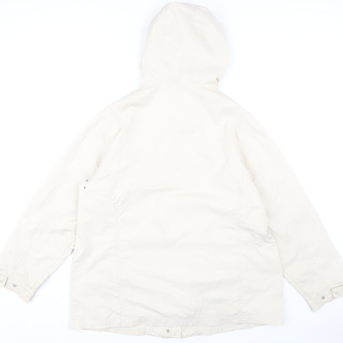 Gray & Osbourn Beige Hooded Women's Parka Size 16